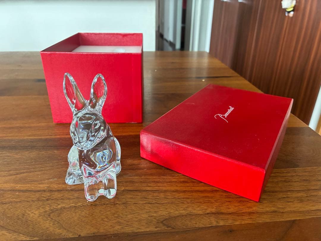 Baccarat クリスタルウサギフィギュア