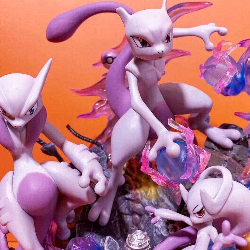 ミュウツー 進化 LED フィギュア