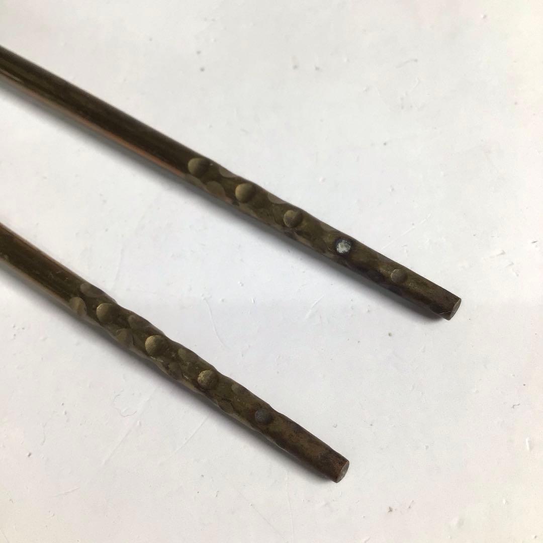 Ｎ７９０　火箸　『南鐐』『木村清雲造』『鵬雲斎好写』『桐実頭』『飾火箸』　共箱