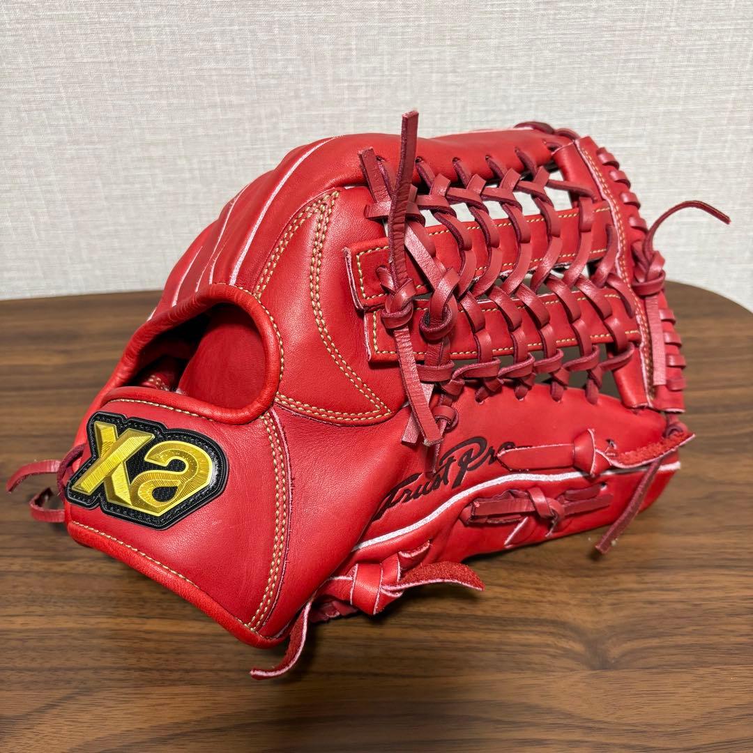 ザナックス　トラスト　軟式グローブ　オールラウンド　ワインブラウン