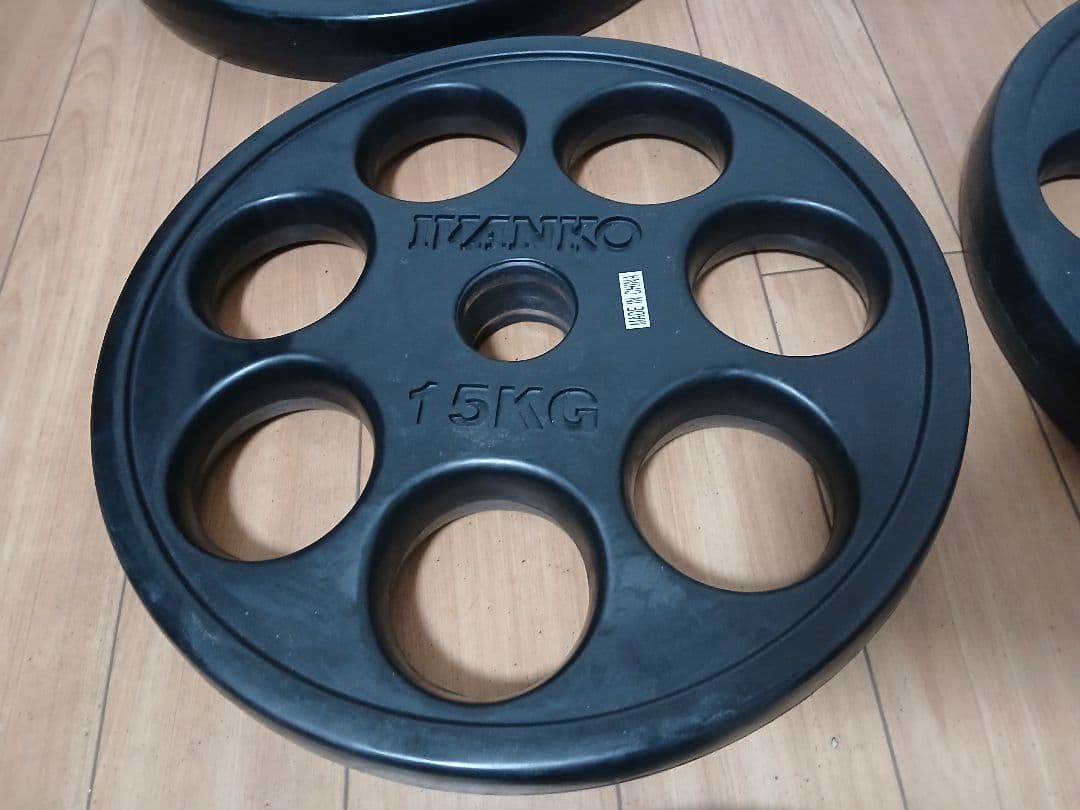 IVANKOイヴァンコ オリンピックプレートセット計107.5kg 穴径50mm
