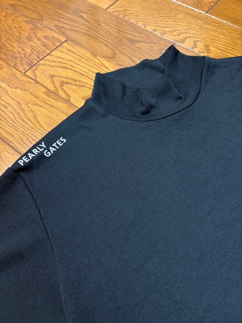 上質！パーリーゲイツPEARLYGATESゴルフシャツニット　サイズ5 ウール混