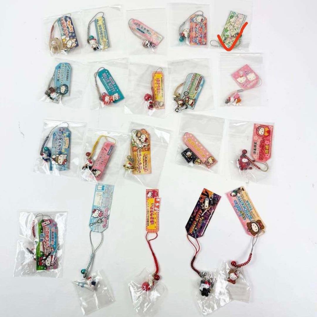 ご当地キティ ストラップ まとめ 根付 ハローキティ キーホルダー 123点