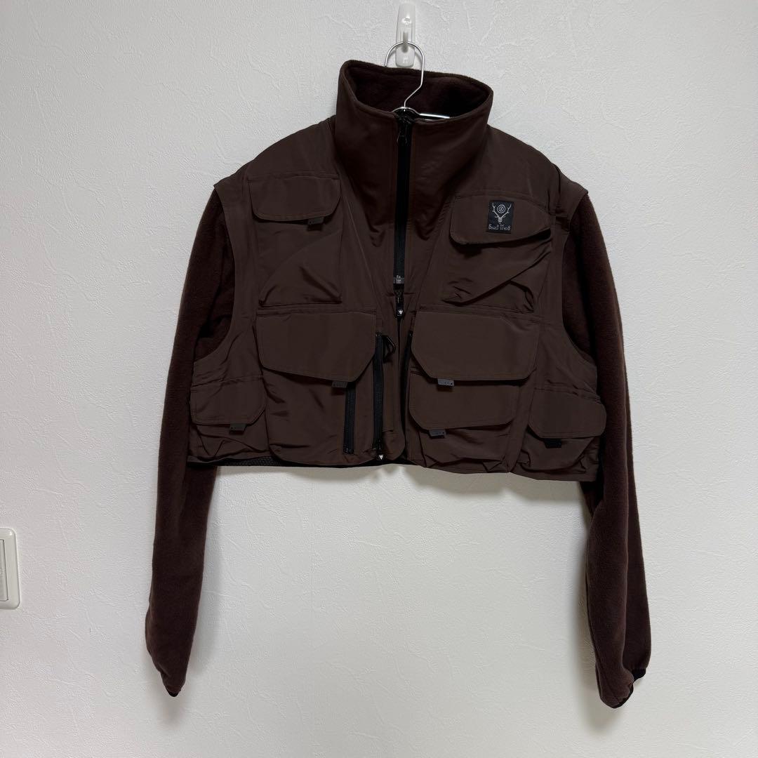 ウェア FLEECE SLEEVE TENKARA SHORT JACKET