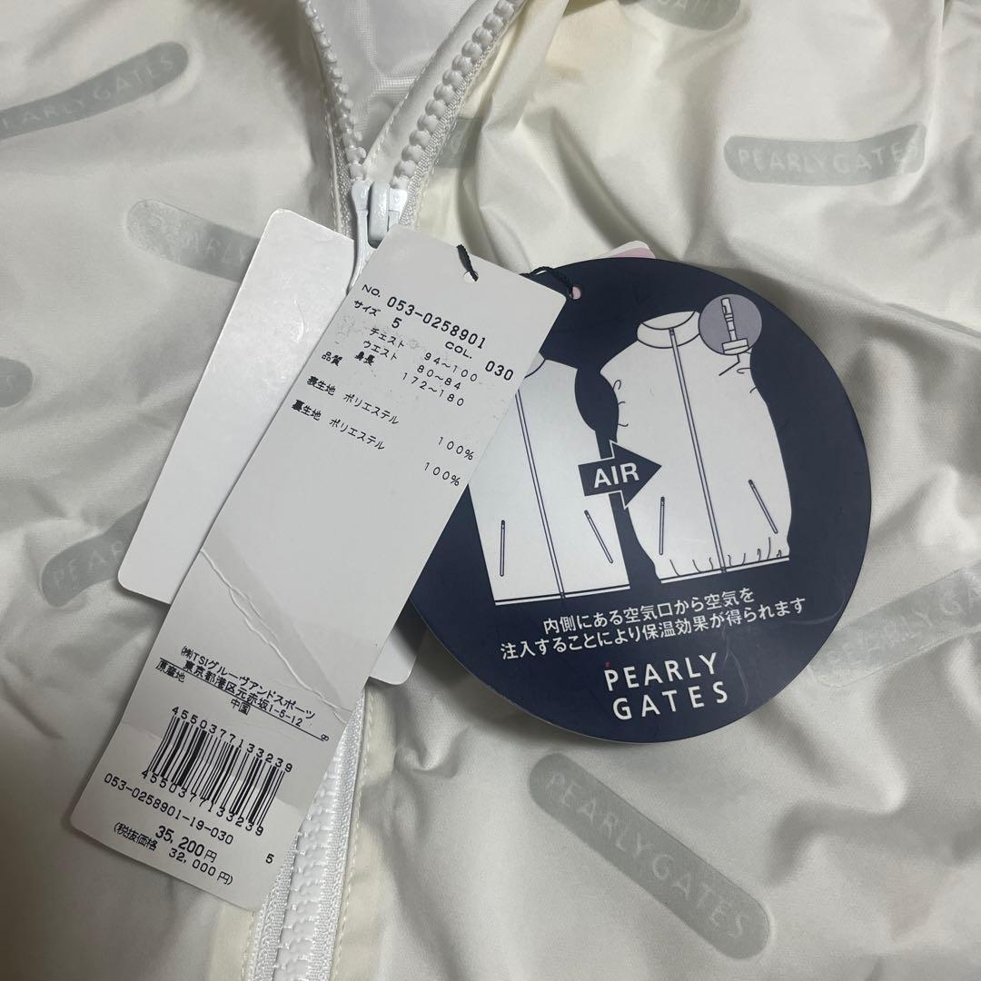 PEARLY GATES ホワイト ベスト