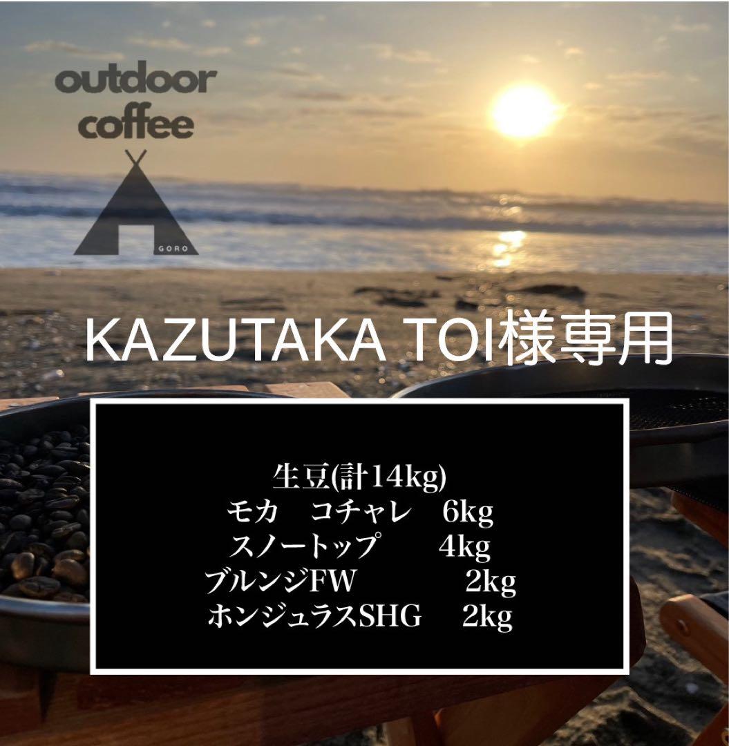 【KAZUTAKA TOI】生豆　合計14kg