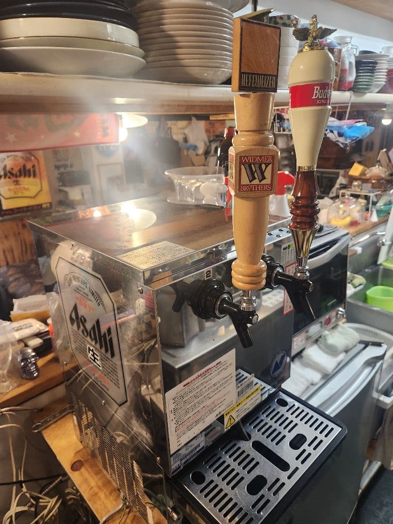 ニットクビールサーバーWコック レア木製コック付き 洗浄済み程度良好 フルセット