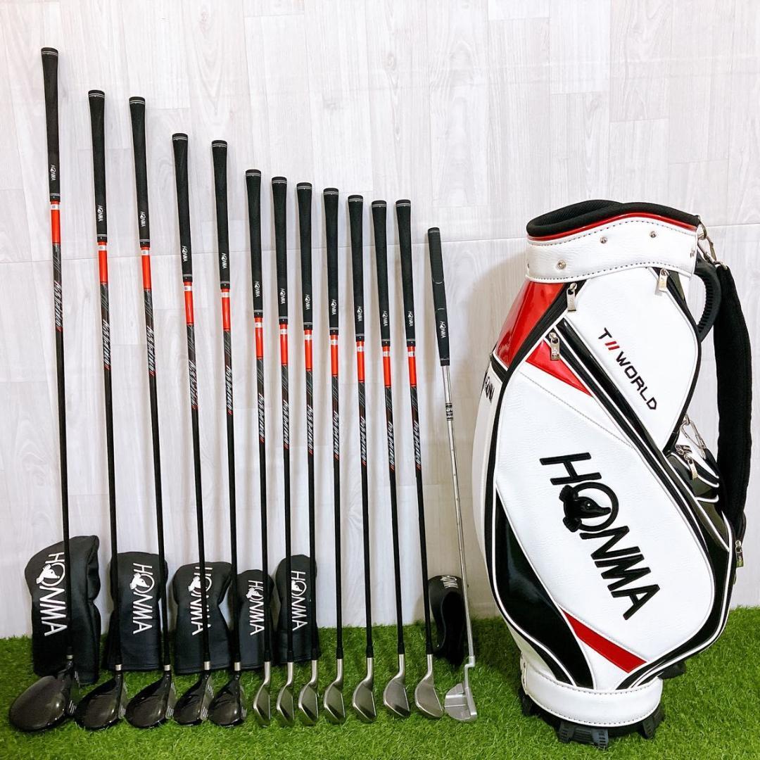 美品 HONMA ホンマ ツアーワールドゼロ メンズゴルフセット 初心者 S