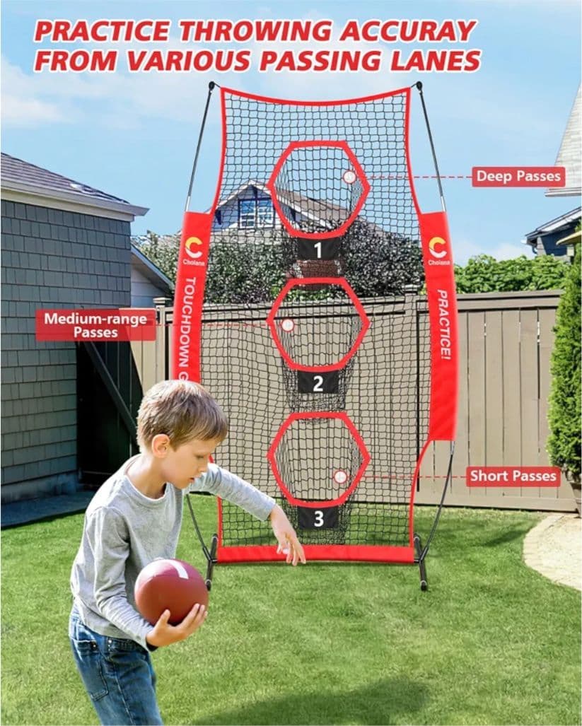 スローイングネット　アメリカンフットボール