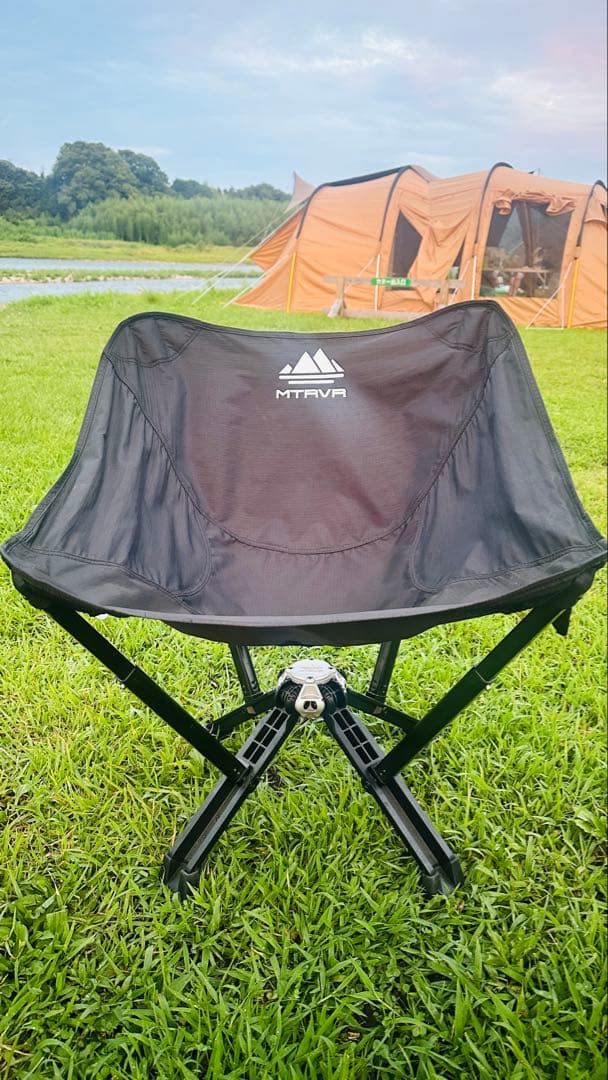 MTRVR 折りたたみアウトドアチェア 黒