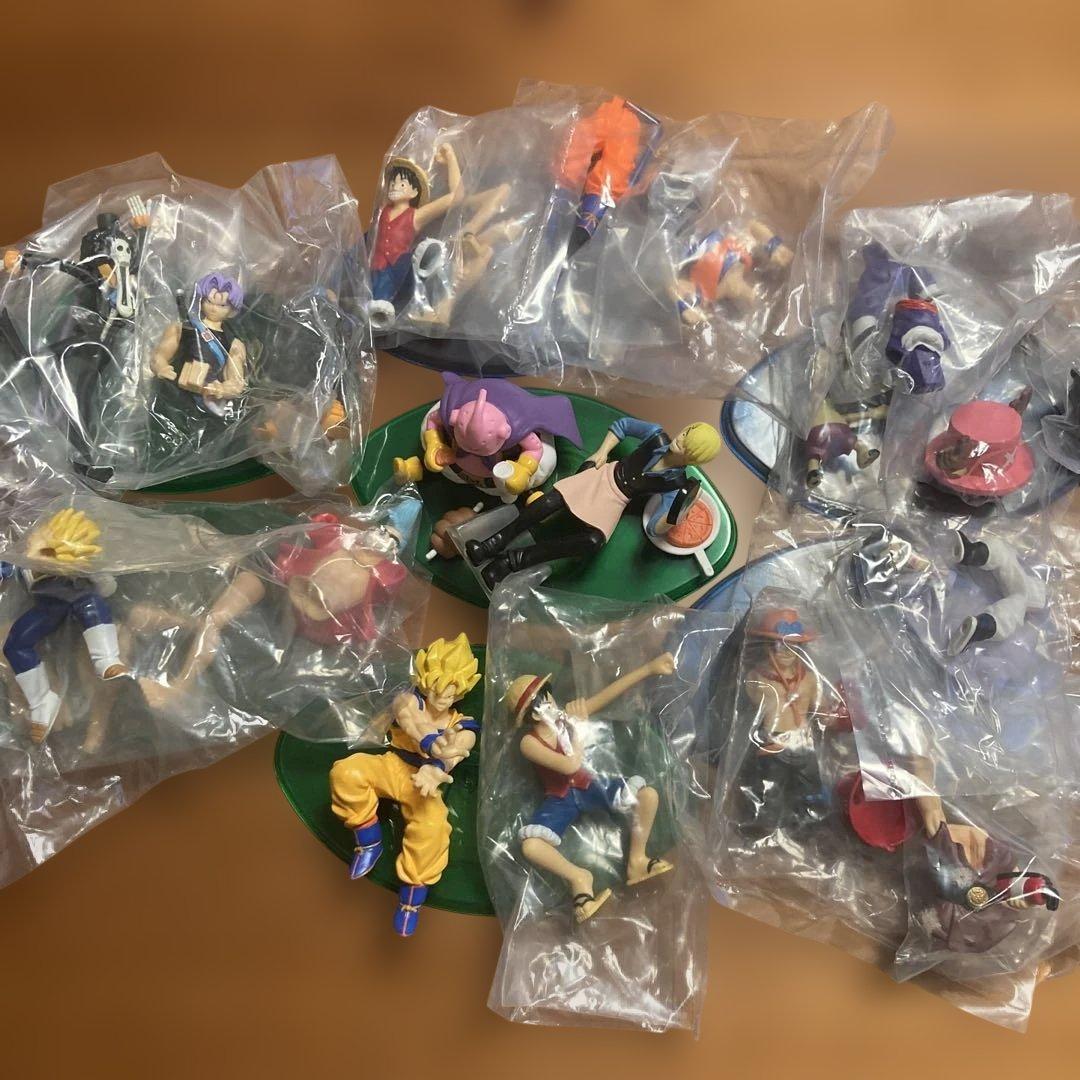 ジャンプ40th ドラゴンボール✖️ワンピースコラボ フィギュアセット　8個
