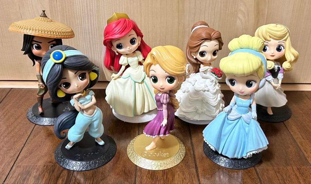 Qposket ディズニープリンセス　7体セット