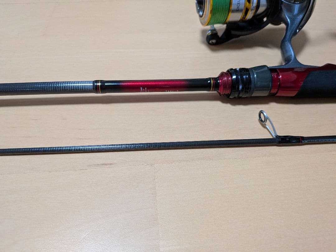 ワダヒカリ　メバリング　ロッド　リール　ダイワ　月下美人　エクセラー　本体