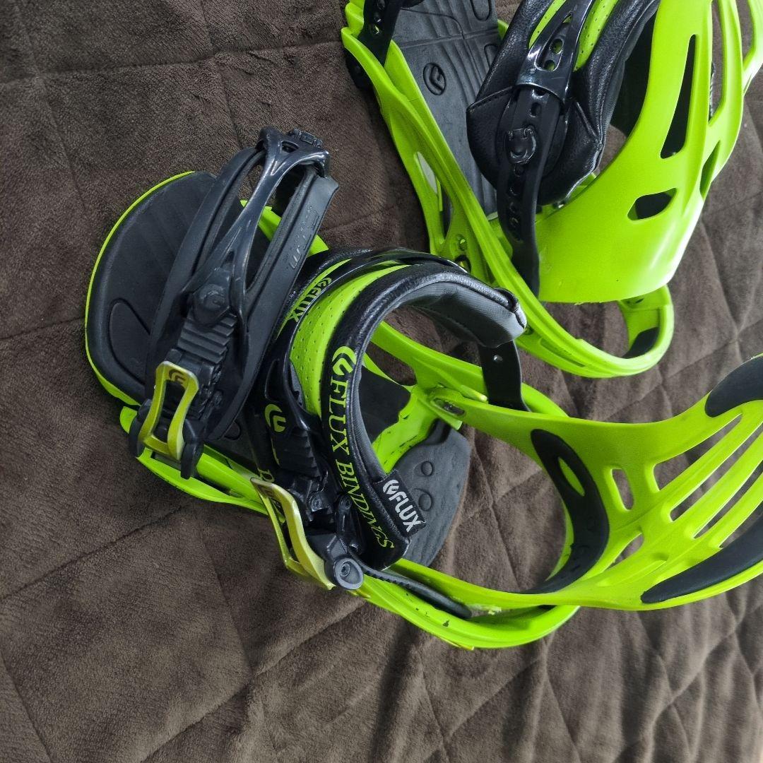 Flux スノーボード ビンディング グリーン/ブラック