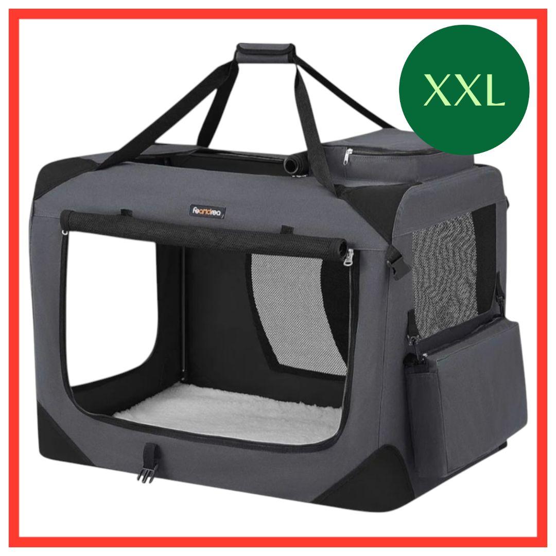 FEANDREA XXL キャリーバッグ 大型犬 クレート ペットキャリー