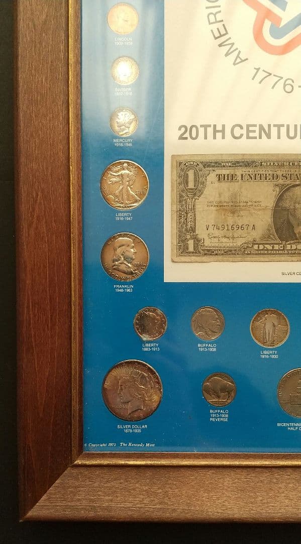 アメリカ独立200周年 記念プレート 額縁入り