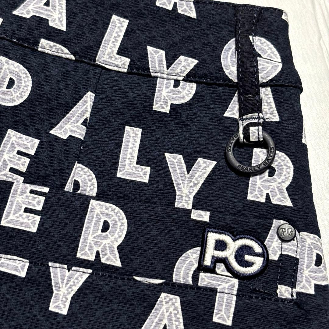 新品タグ付 パーリーゲイツ レディースゴルフウェア ストレッチスカート 総柄 M