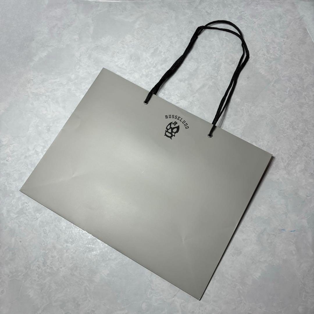 新品 ラッセルノ ゴルフ グラフィック ニット セーター アイボリー M 4