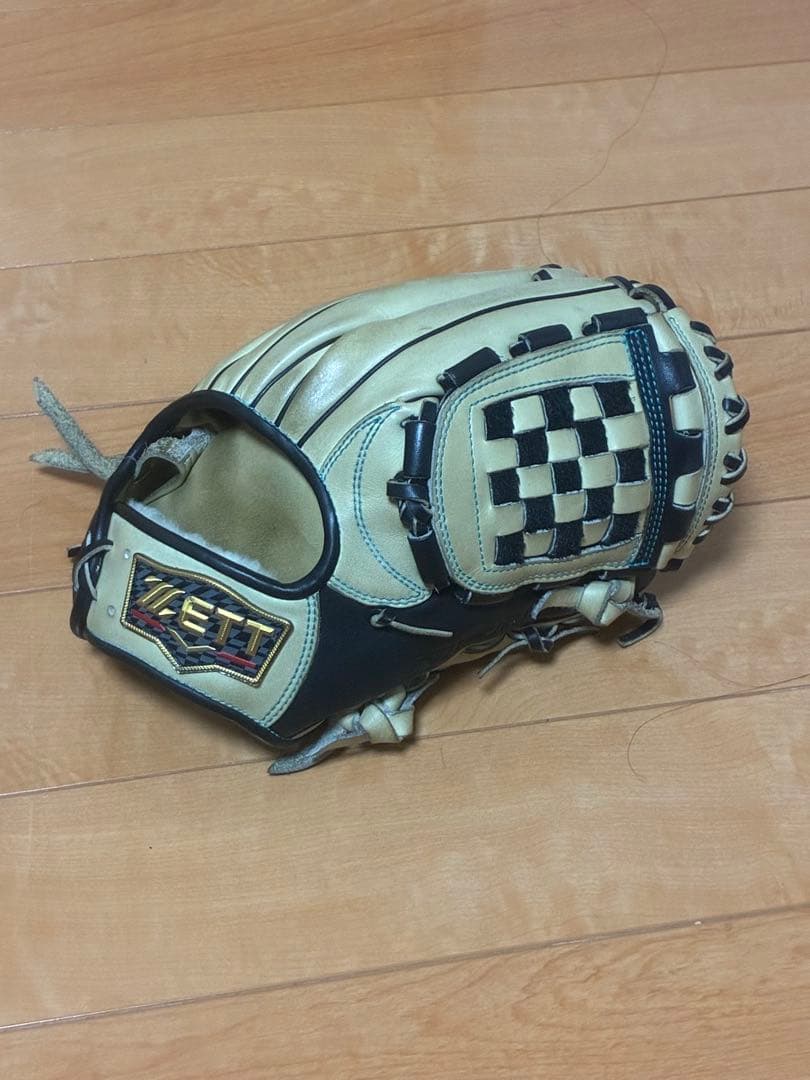 ZETT 軟式グローブ　源田モデル　40個限定　組市松ラベル　プロステイタス