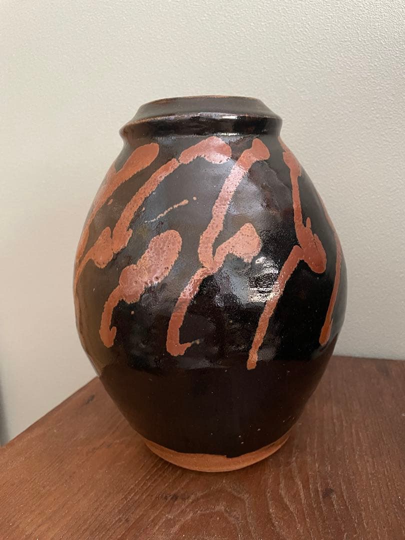 民藝　益子焼　壺　濱田窯　濱田庄司　？
