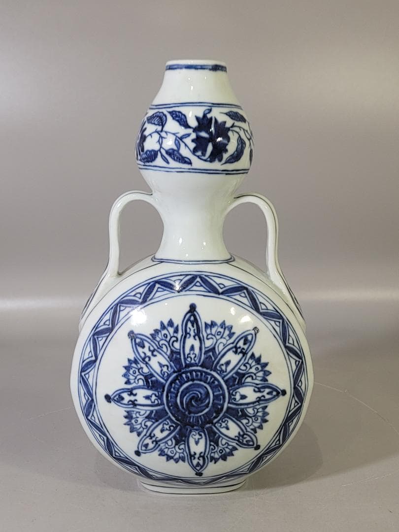 中国 染付 瓶 DT734