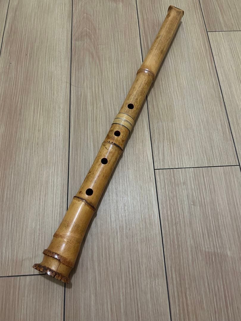 尺八　銀越銘　1尺9寸