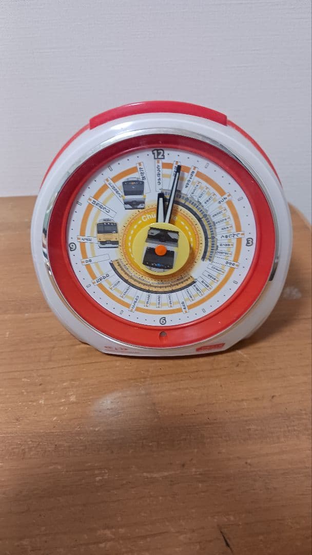 日車夢工房中央特快 駅メロ 電波時計 目覚まし時計 発車 メロディ JR 中央線