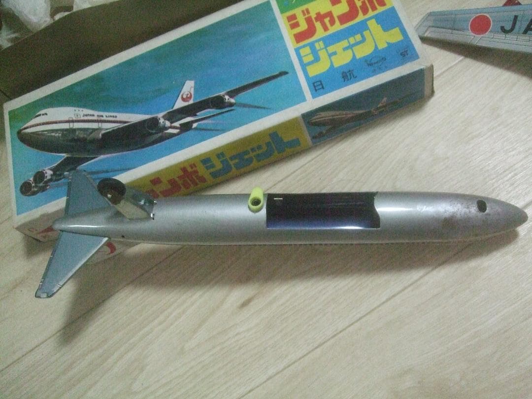 ネモト 日本製 ブリキ 日航 JAL ジャンボジェット 747