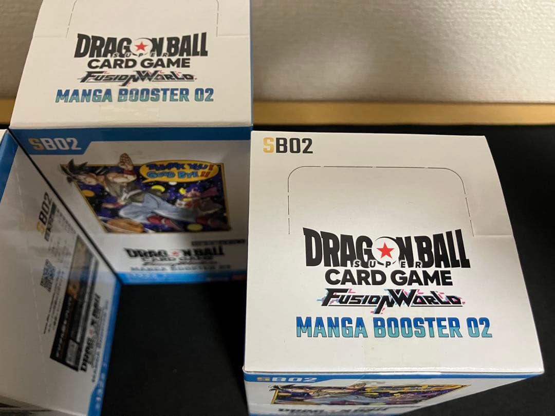 ドラゴンボールカードゲーム　MANGA BOOSTER 02 4BOX テープ有