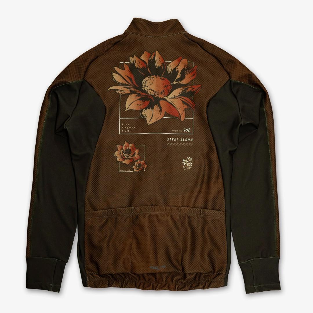 太田りゆ デザイン ライトサーモジャケット STEEL BLOOM