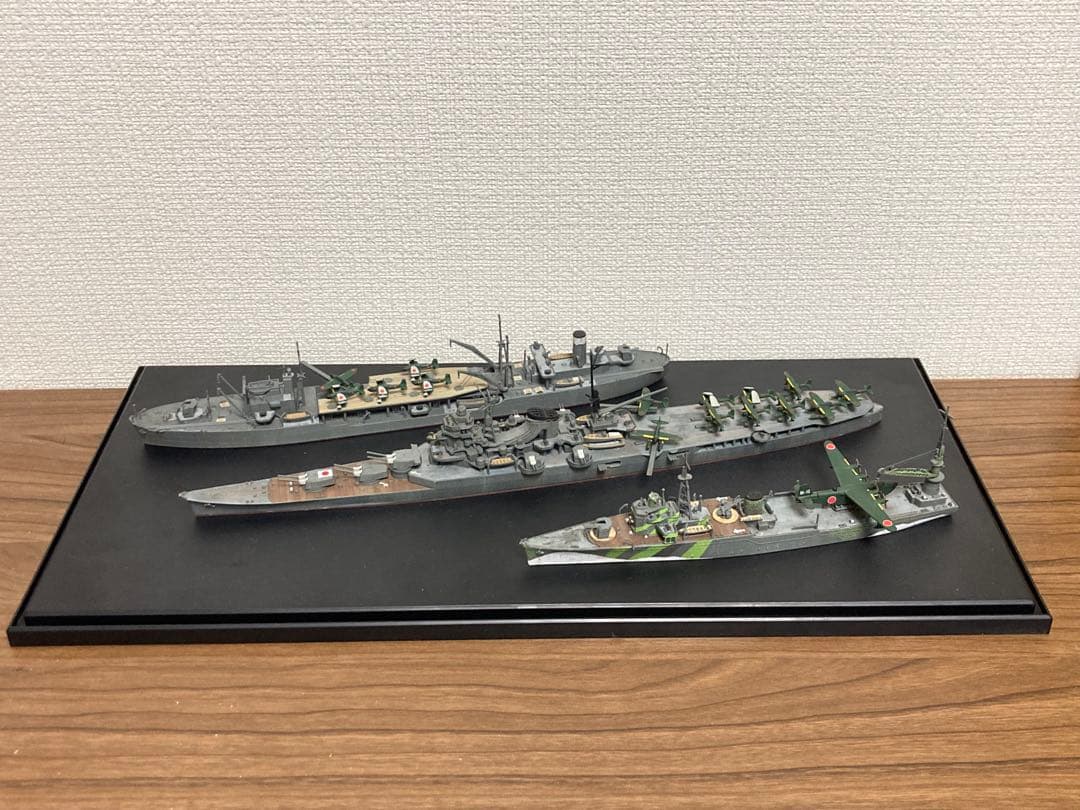 【ケース付完成品】1/700 帝国海軍 水上機母艦セット(速水，最上，秋津洲)