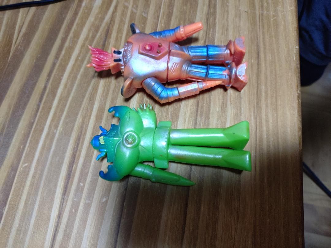 敵ロボットソフビ2個セット②　マッハバロンより　ブルマァク