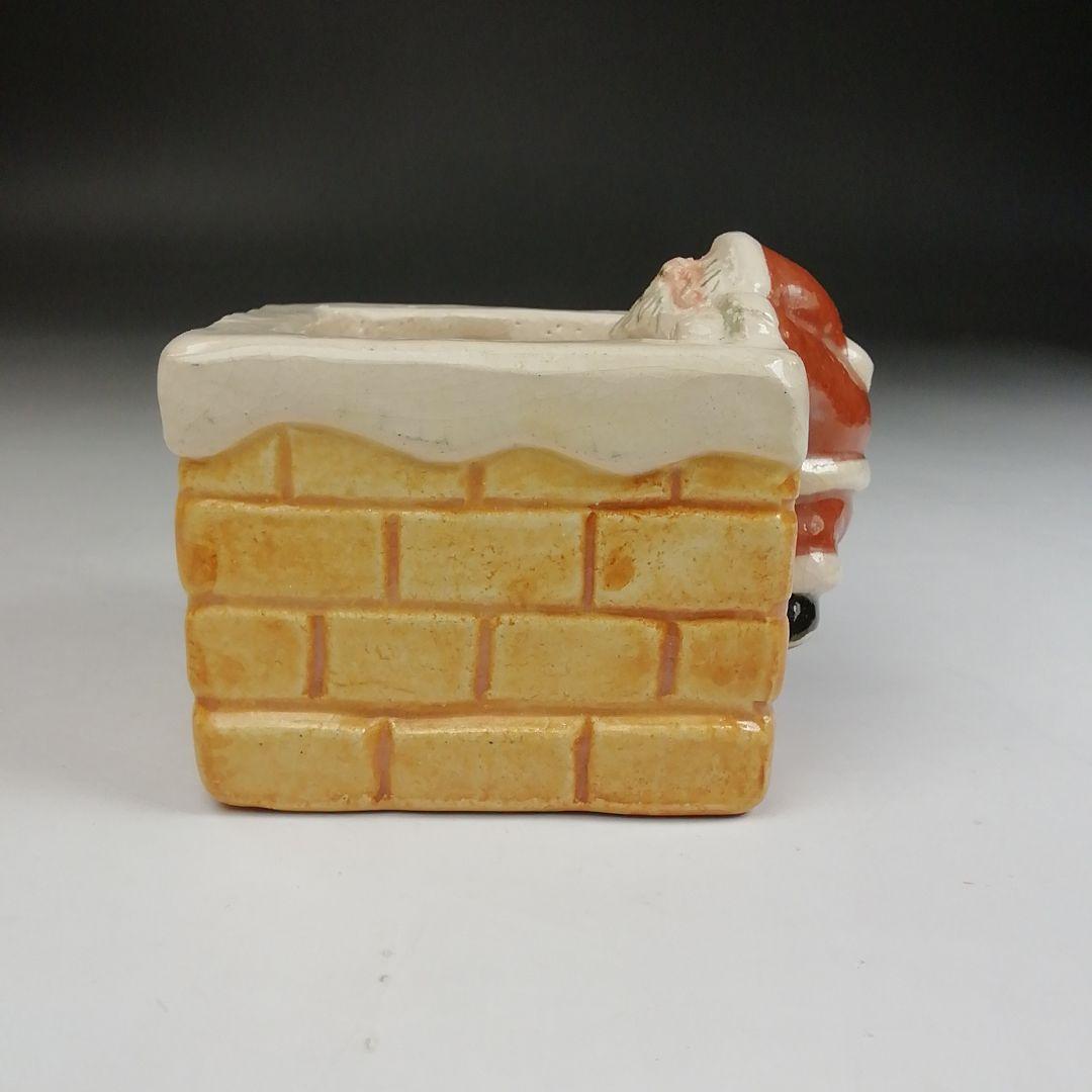 Ｔ８９６　蓋置　『サンタクロース』『伊東桂楽 造』　共箱　茶道具