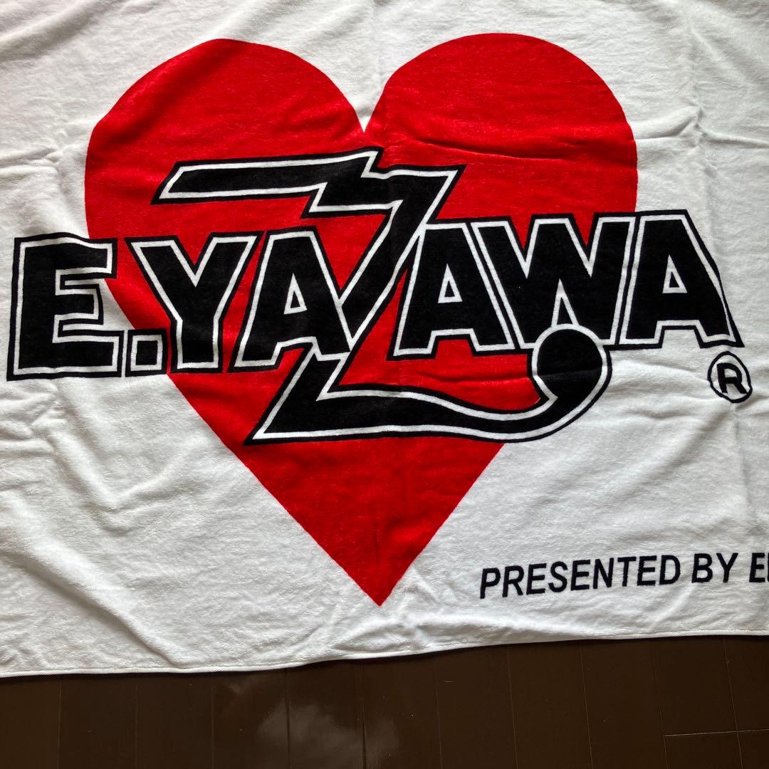 新品未開封☆E.YAZAWA ハートロゴ　スペシャルビーチタオル