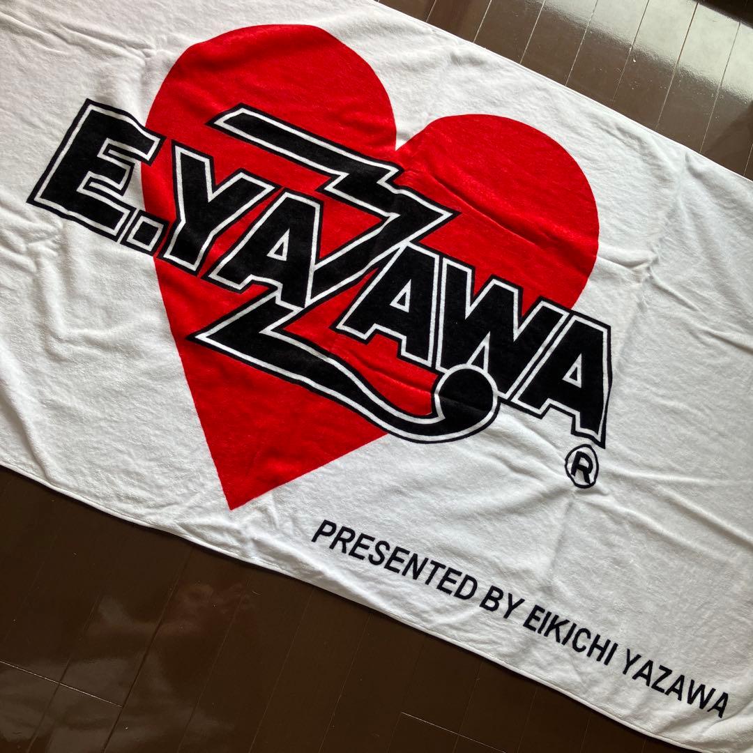 新品未開封☆E.YAZAWA ハートロゴ　スペシャルビーチタオル