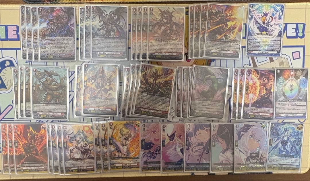 ヴァンガード　ヴァルガドラグレス羅刹　デッキ　スリーブ付き