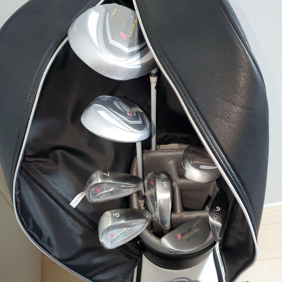 ⭐レディースORLIMARキャディバッグ、ゴルフクラブ未開封ラップ付き8本セット