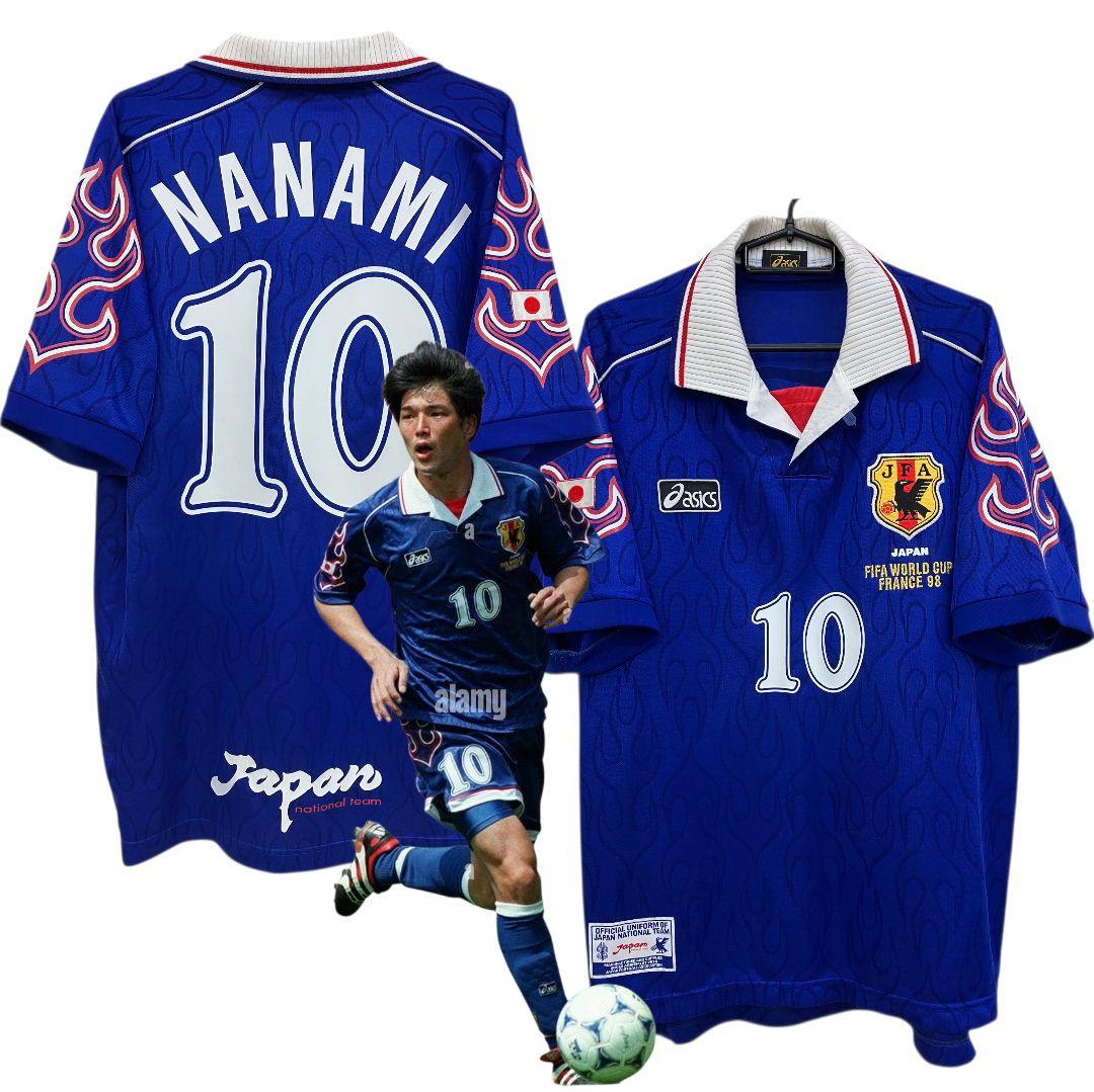 1998 日本代表　名波浩　アシックスオフィシャル　当時物ユニフォーム