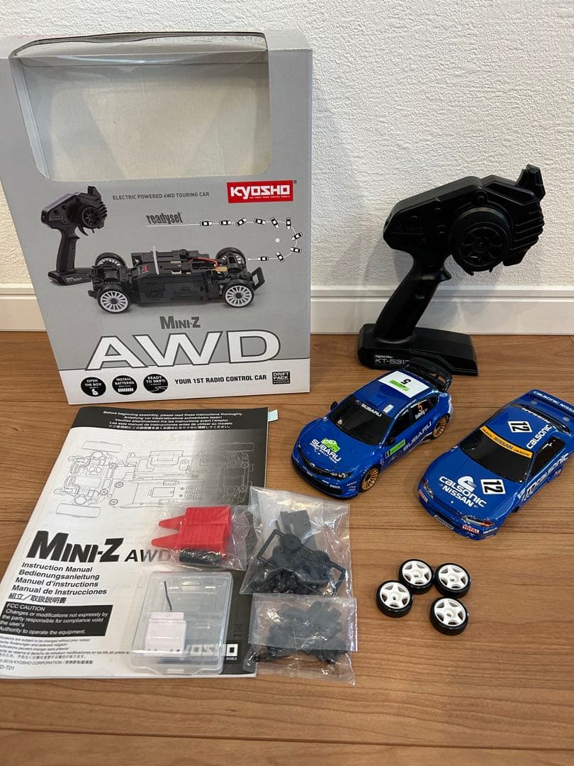 MINI-Z ミニッツ　ドリフトパック　AWD スバルインプレッサLED付き