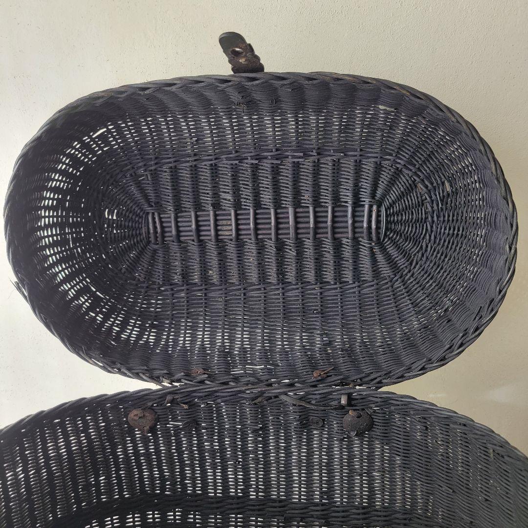 フランス　アンティーク　ブラック　パニエ