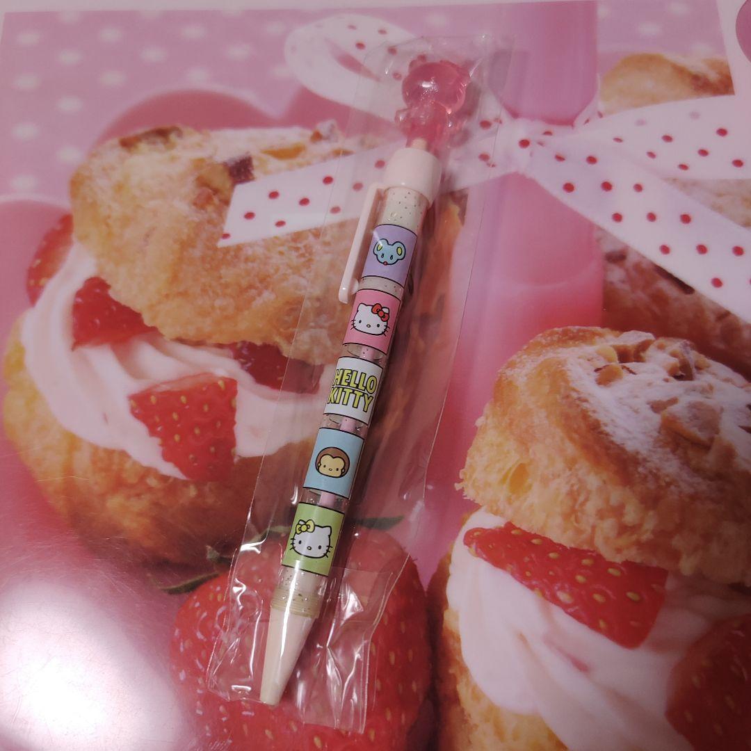 ハローキティ ボールペン ホワイト　マスコット