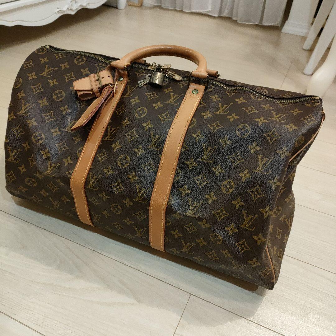 Louis Vuitton ボストンバッグ　モノグラム　mb8911　キー付き
