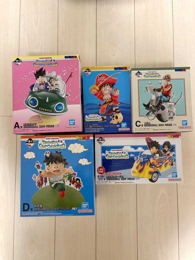 未開封　ドラゴンボール　一番くじ　スナップコレクション2 5点セット
