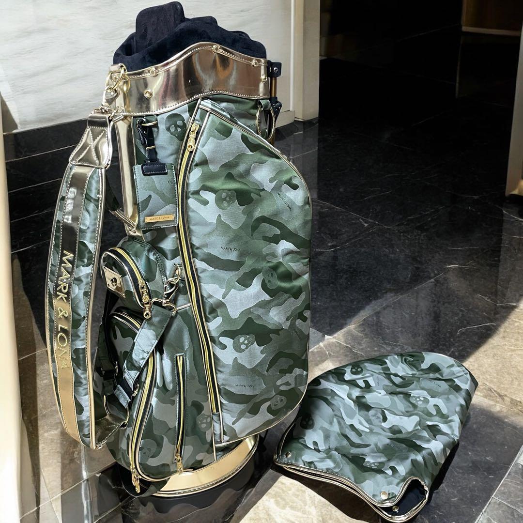 限定 MARK&LONA マーク アンド ロナ キャディバッグ 迷彩 美品