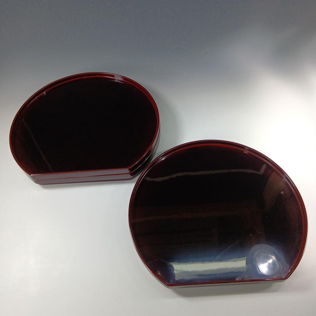 最終値下げ輪島塗　半月卓上膳　5枚　共箱