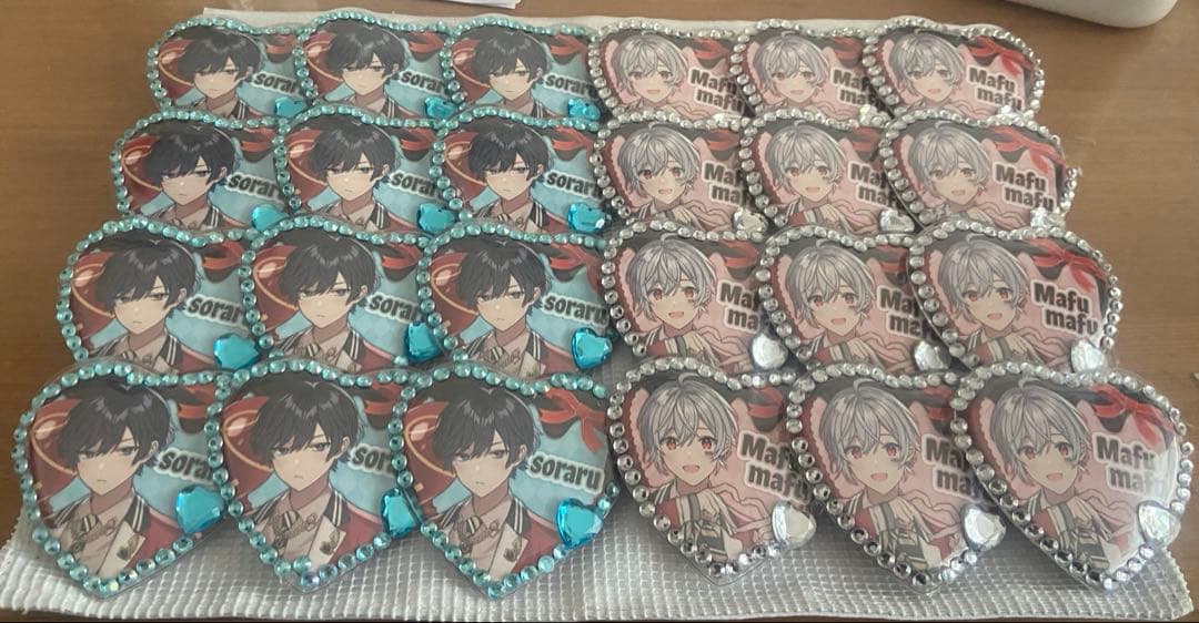 【最終値下】そらる まふまふ 缶バッジ そらまふうらさかのバレンタイン 痛バック