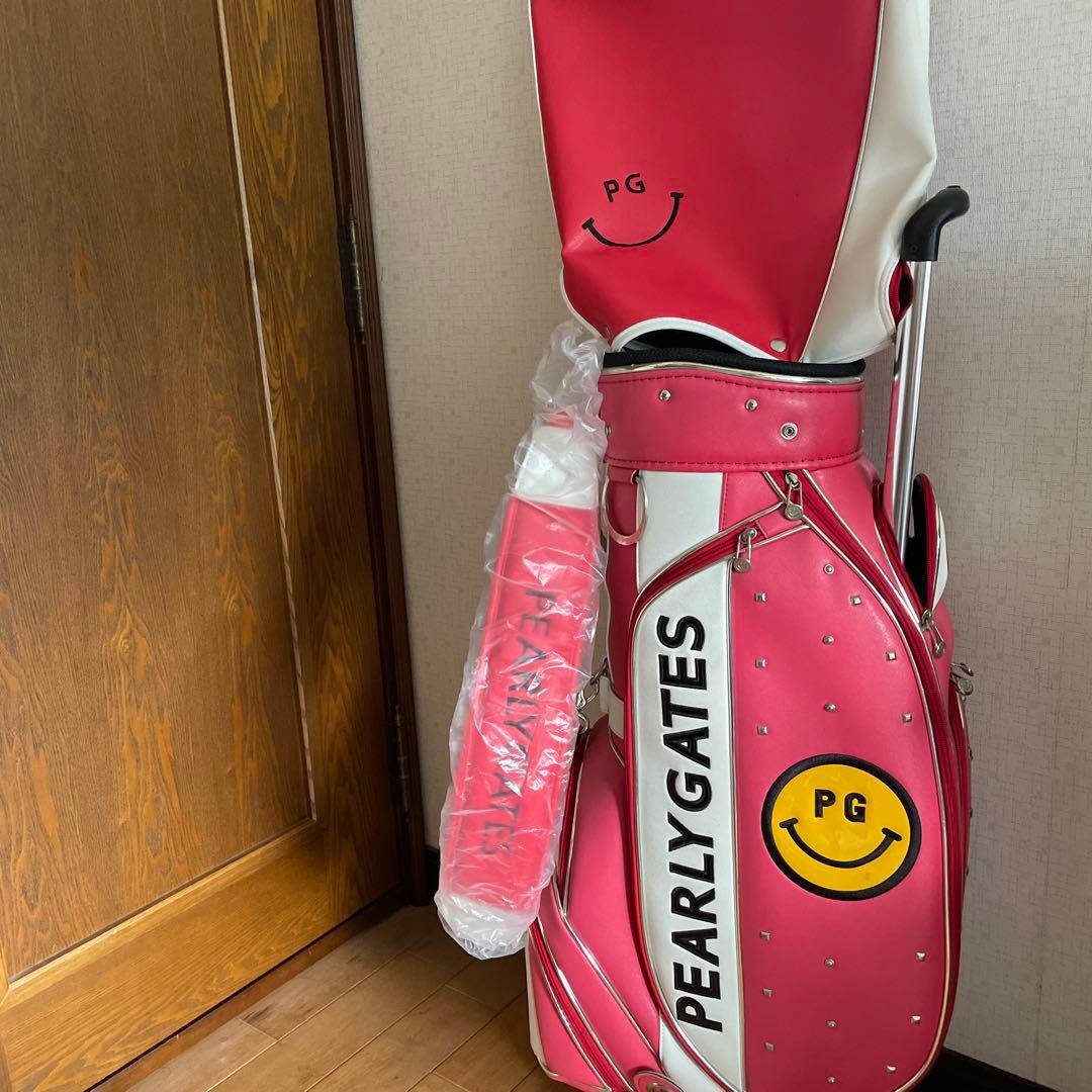 PEARLY GATES ピンクキャディバッグ