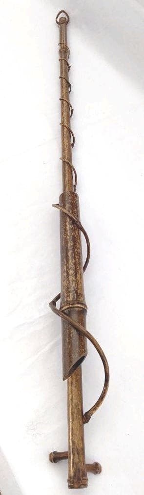 竹花入(吊り花入) 竹製  煎茶道具