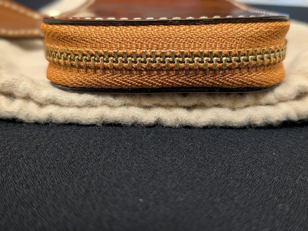 GANZO ガンゾーレザー ブライドルレザーカジュアルペンケース/レザーブラウン