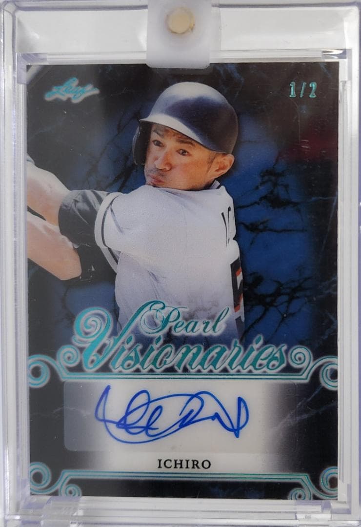 MLB★イチロー 19 Leaf Pearl 2枚限定直筆サインカード